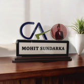 Wooden CA Name Plaque|Custom Name Plaque for CAs|Personalized CA Name Plaque - BBD GIFTS